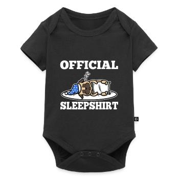 Solin chemise-lit officiel - Body à manches courtes Premium Bébé - noir - Devant