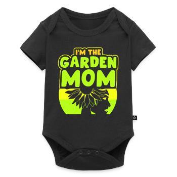 Ich Bin Die Garten Mama Gartenbau Gärtnerin Mutter - Baby Premium Kurzarmbody - Schwarz - Vorne