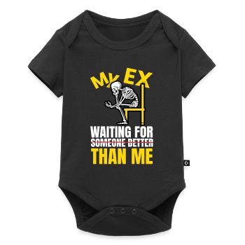 My ex waiting for than me divorce - Baby Premium short-sleeve bodysuit - black - Front