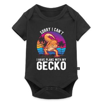 Gecko - Baby Premium short-sleeve bodysuit - black - Front