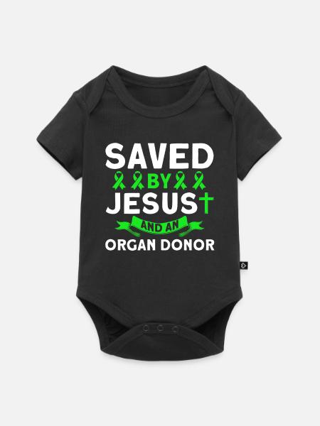 Transplantiert Organtransplantation Operation - Baby Premium Kurzarmbody - Schwarz