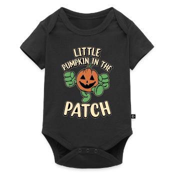 Halloween Little Pumpkin In The Patch - Pumpkin - Baby Premium short-sleeve bodysuit - black - Front