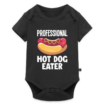 Hot Dog Hot Dogs Lover Cadeau - Body à manches courtes Premium Bébé - noir - Devant