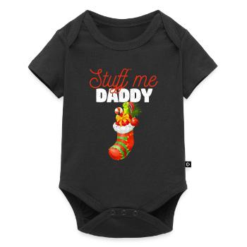 Cheeky Christmas Jokes Stocking Dirty Xmas Stuff - Baby Premium short-sleeve bodysuit - black - Front