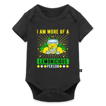 Lemonade seller Lemonicious Person - Baby Premium short-sleeve bodysuit - black - Front