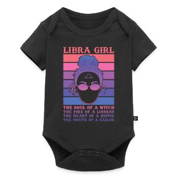 Libra Zodiac Sign Gift Libra - Baby Premium short-sleeve bodysuit - black - Front