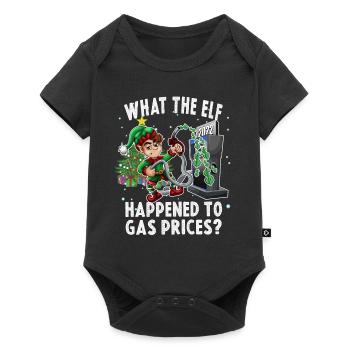 Cuet Elf Christmas What the Elf - Baby Premium short-sleeve bodysuit - black - Front