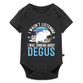Degu Gift Shrub Rat Forest Degu - Baby Premium short-sleeve bodysuit - black - Front
