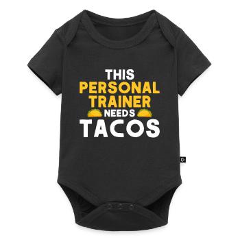 Fitness Workout Motivation Personal Trainer - Baby Premium short-sleeve bodysuit - black - Front