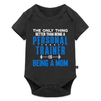 Fitness Workout Motivation Personal Trainer - Baby Premium short-sleeve bodysuit - black - Front