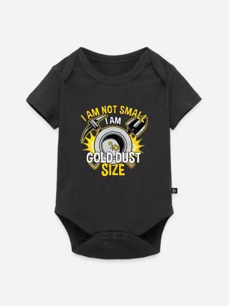 Goldgräber Goldsucher Goldschürfer - Baby Premium Kurzarmbody - Schwarz