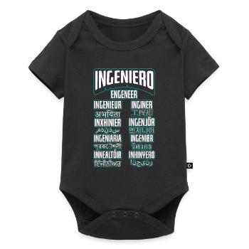 Language Engineer Engineering Career - Baby Premium short-sleeve bodysuit - black - Front