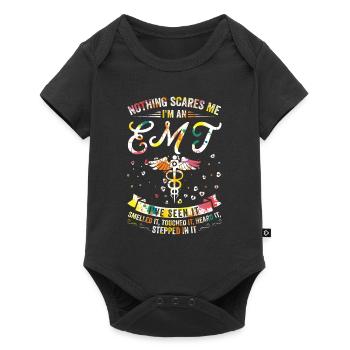 Nothing scares me - EMT - Baby Premium short-sleeve bodysuit - black - Front