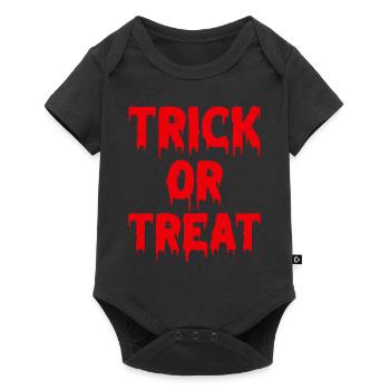 Halloween Sayings Party Halloween Trick Or Treat - Baby Premium short-sleeve bodysuit - black - Front
