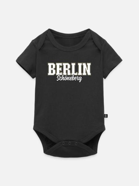 Berlin Schöneberg - Baby Premium Kurzarmbody - Schwarz