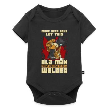 Welder Move Over Boys Welding Career Weld Metal - Baby Premium short-sleeve bodysuit - black - Front