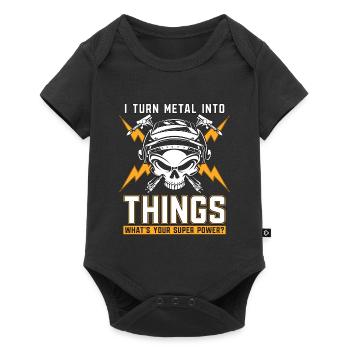 Welder Turn Metal Into Welding Career Weld Iron - Baby Premium short-sleeve bodysuit - black - Front