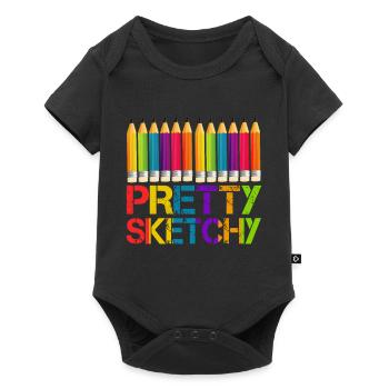Pretty Incomplete Art Color Artist Colored - Baby Premium short-sleeve bodysuit - black - Front