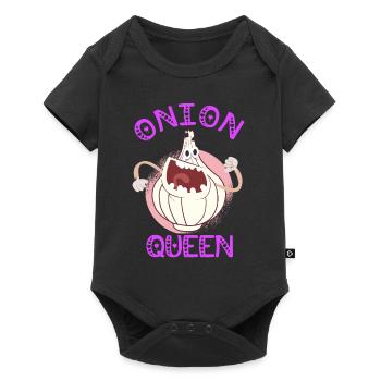 Onion Lover Funny Vegetable Cooking Organic Food - Baby Premium Kurzarmbody - Schwarz - Vorne