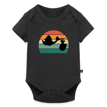 Cigogne Cigogne Bébé Enfants Enfant Bec Cigogne - Body à manches courtes Premium Bébé - noir - Devant