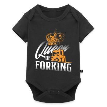 Certified Forklift Truck Operator - Baby Premium short-sleeve bodysuit - black - Front