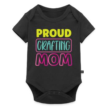 Proud Crafts Mama Mother Hobbyist Craft - Baby Premium short-sleeve bodysuit - black - Front