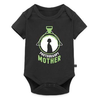 Photographer Mother Camera Mom Photography - Baby Premium short-sleeve bodysuit - black - Front