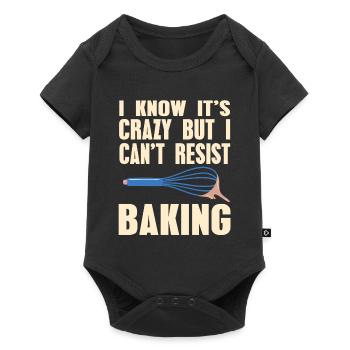 Je sais que c’est fou mais je ne peux pas résister à la cuisson drôle - Body à manches courtes Premium Bébé - noir - Devant