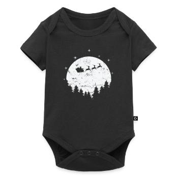 Christmas Xmas Family Time Holiday - Baby Premium short-sleeve bodysuit - black - Front