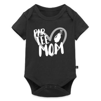 Joueur de golf disant idée cadeau - Body à manches courtes Premium Bébé - noir - Devant