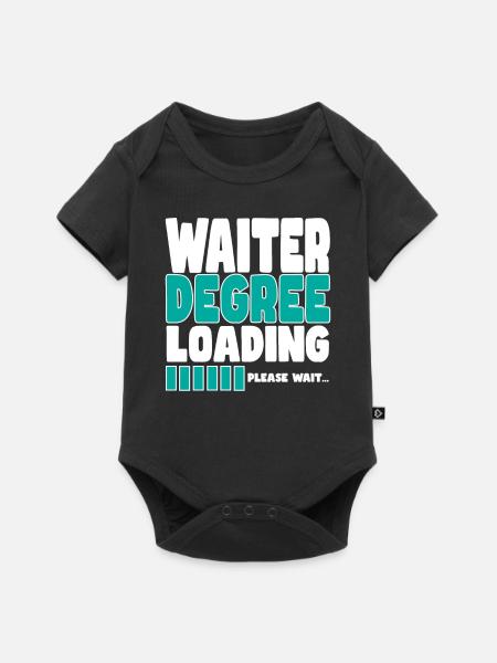 Kellner lädt Ausbildung - Baby Premium Kurzarmbody - Schwarz