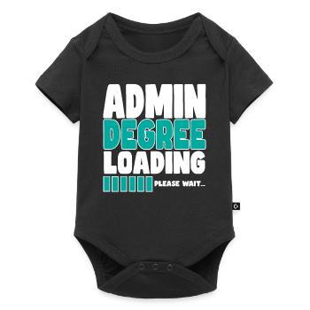Admin loads training - Baby Premium short-sleeve bodysuit - black - Front
