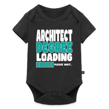 Architect invites training - Baby Premium short-sleeve bodysuit - black - Front