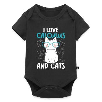 I love cats - Calculus - Baby Premium short-sleeve bodysuit - black - Front