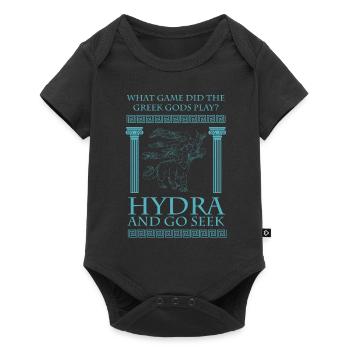 Antike Griechisches Mythologie und Griechischer - Baby Premium Kurzarmbody - Schwarz - Vorne