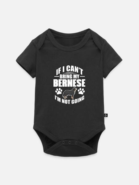 Berner Sennenhund - Baby Premium Kurzarmbody - Schwarz