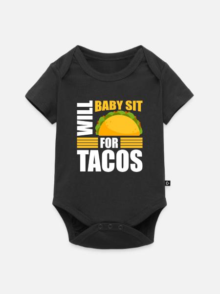 Babysitter Geschenk Babysitting Bester Babysitter - Baby Premium Kurzarmbody - Schwarz