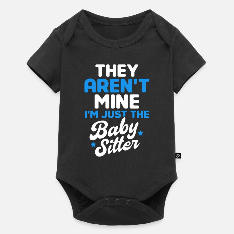 Babysitter Geschenk Babysitting Bester Babysitter - Baby Premium Kurzarmbody - Schwarz
