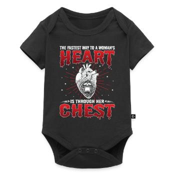 Zombie Horror Horror Film Festival + Halloween - Baby Premium short-sleeve bodysuit - black - Front