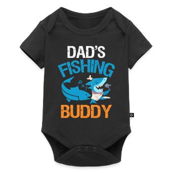 Fathers Fishing Buddy Father And Son Fishing Trip - Baby Premium short-sleeve bodysuit - black - Front