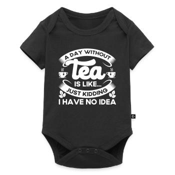 Tea Drinker Tea Lover Gift Tea - Baby Premium short-sleeve bodysuit - black - Front