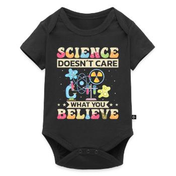 Nerd de discussion de connaissances, étudiant en chimie physique, drôle - Body à manches courtes Premium Bébé - noir - Devant