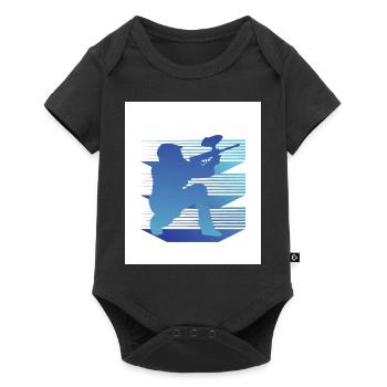 Geometry Paintball - Baby Premium short-sleeve bodysuit - black - Front