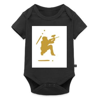 Geometry Paintball - Baby Premium short-sleeve bodysuit - black - Front