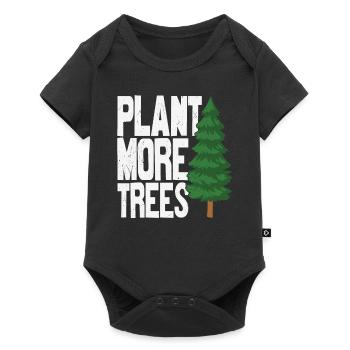 Planter plus d’arbres Protection des arbres - Body à manches courtes Premium Bébé - noir - Devant