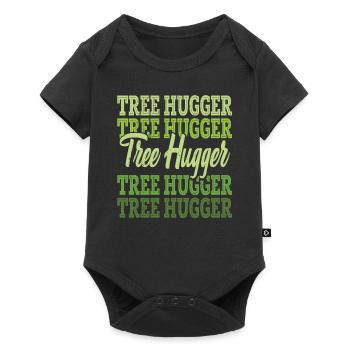 Tree Hugger Tree Protection - Body à manches courtes Premium Bébé - noir - Devant