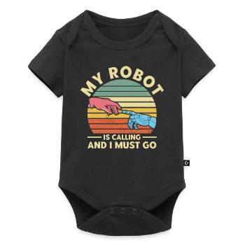 Engineer Teacher Robotics Technology Gift - Baby Premium short-sleeve bodysuit - black - Front