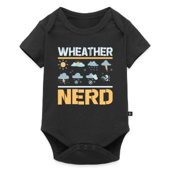 Funny Meteorology Meteorologist Weather Lover - Baby Premium Kurzarmbody - Schwarz - Vorne