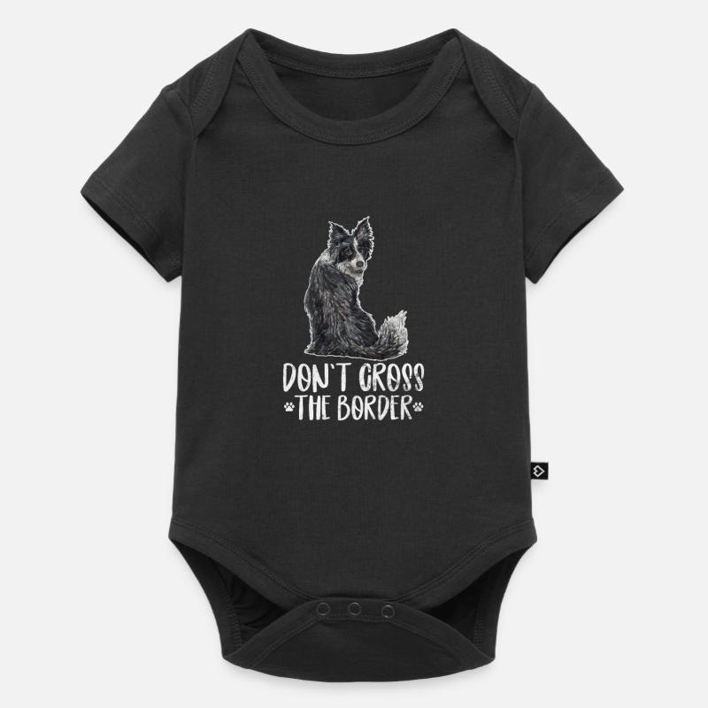 Border Collie - Body à manches courtes Premium Bébé - noir