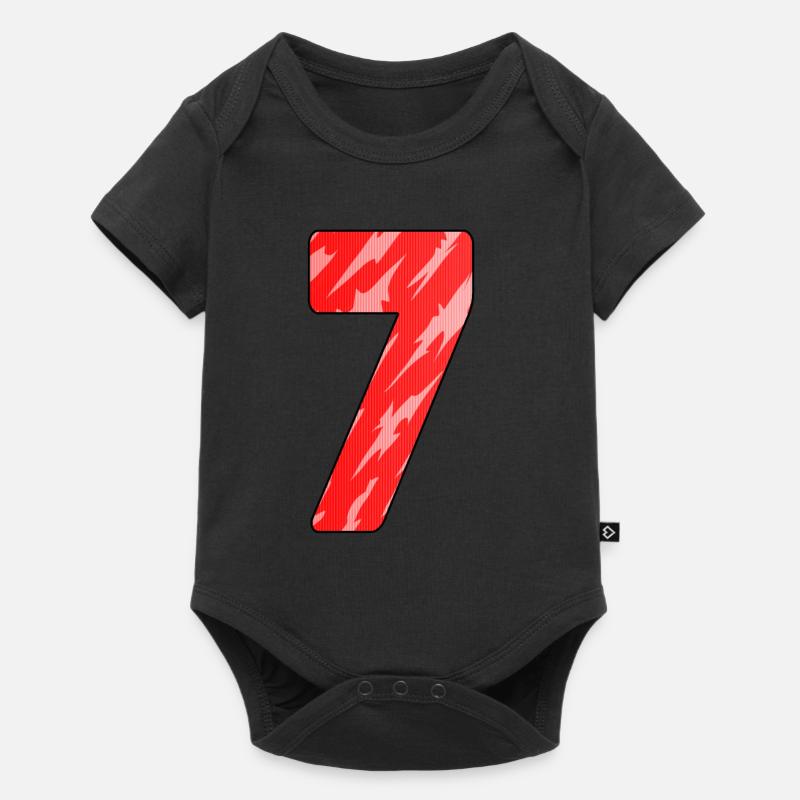 7 - Body à manches courtes Premium Bébé - noir